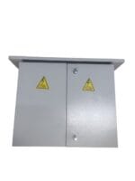60x40x20 Çatılı Çift Kapak Metal Pano - Görsel 2